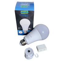 KNR Lights Rechargeable LED Bulb BRIGHT WHITE